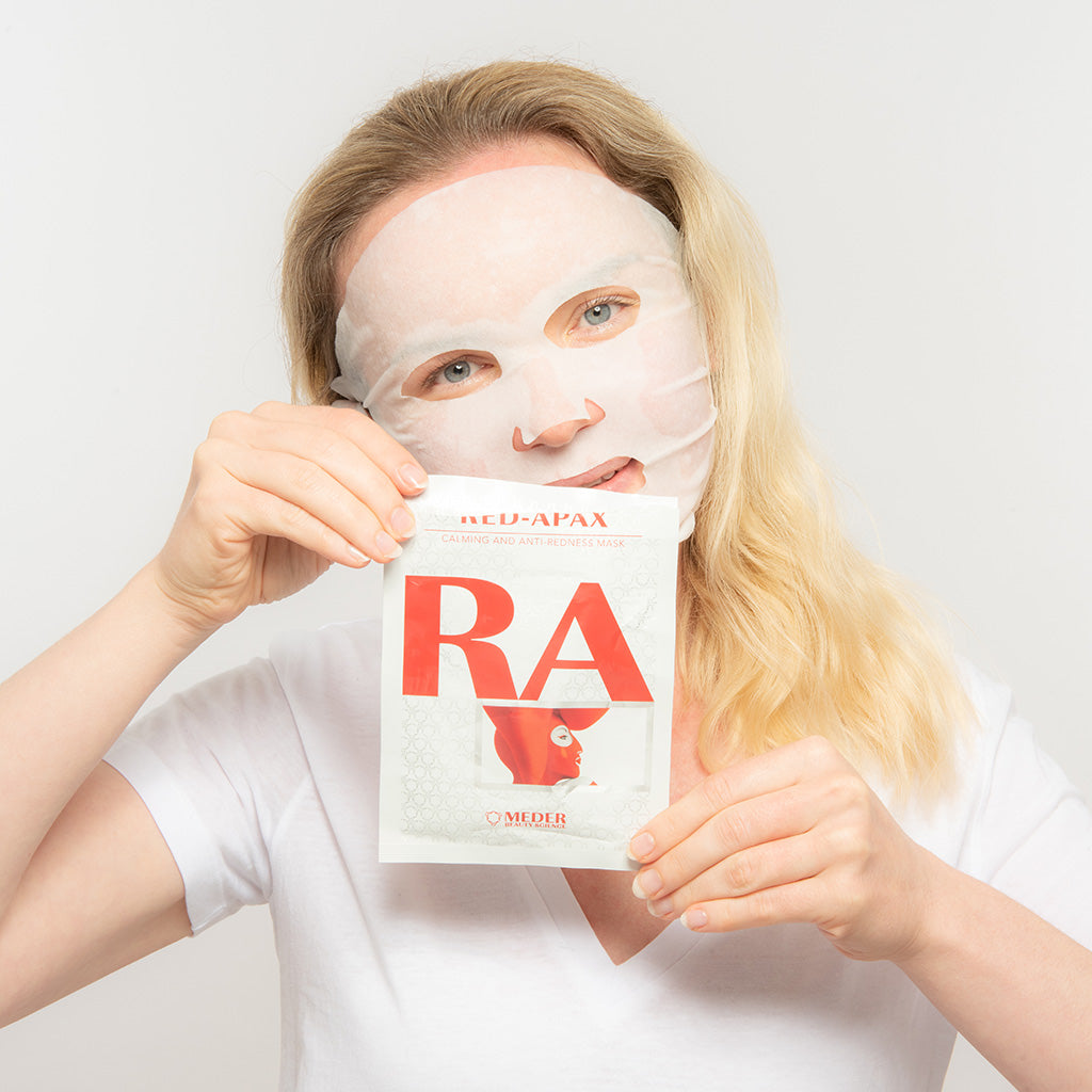 sensitive skin care calming anti-redness mask