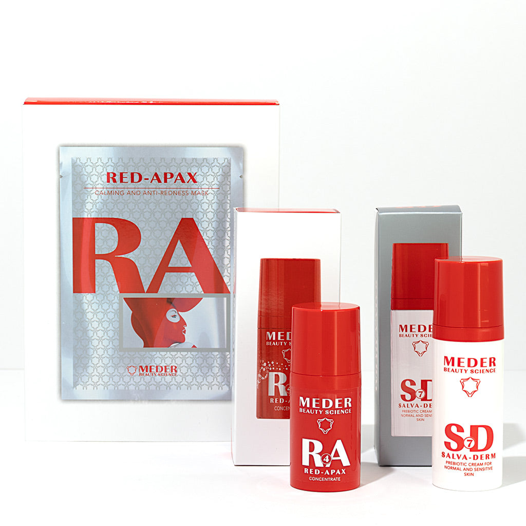 anti-redness skincare set with cream